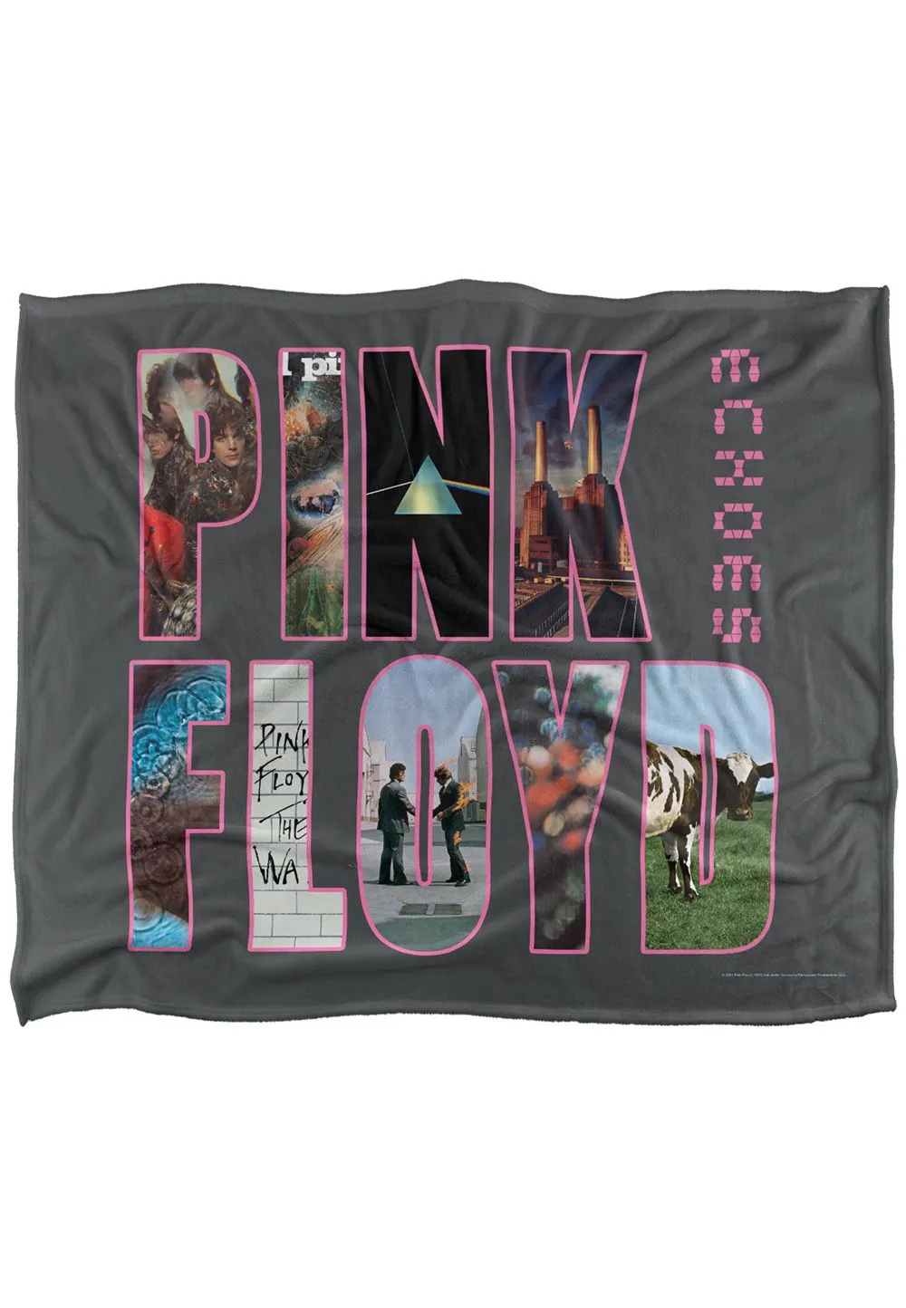 Pink Floyd Covers Silky Touch Super Soft Throw Blanket 152 X 127 cm in White