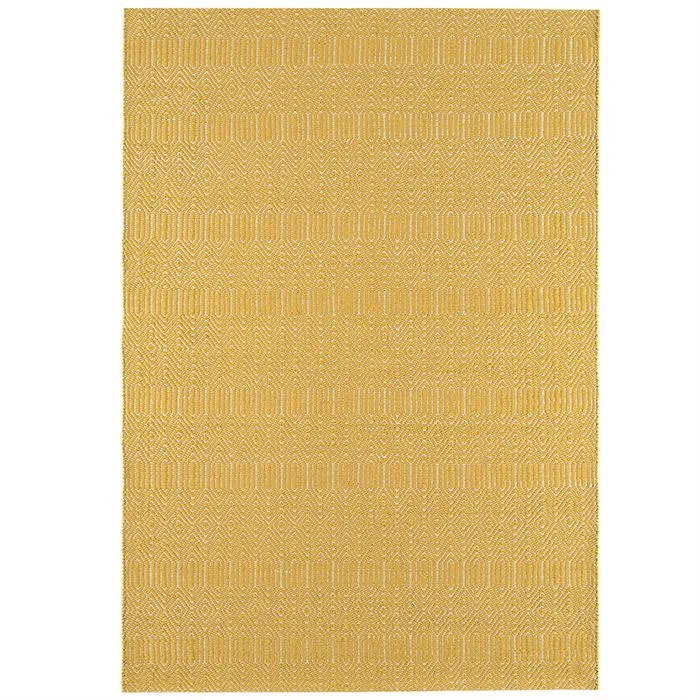 Twine 120X170Cm Rug Mustard, Square Cotton Blend | W120cm | Barker & Stonehouse