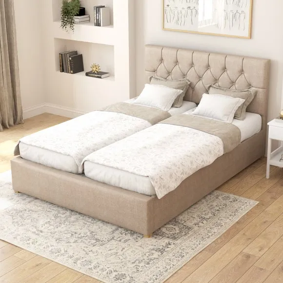 Olivier Eire Linen Adjustable Bed 1
