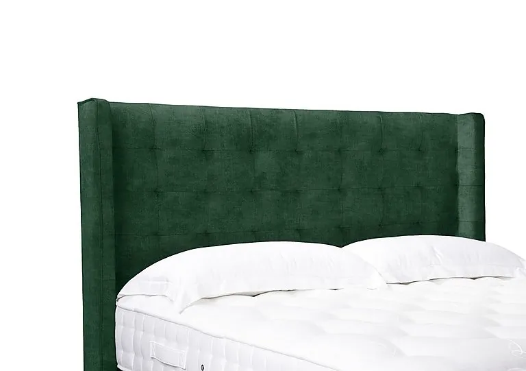 Artisan Collection Onyx High Floor Standing Headboard - Single - Tormaline Green