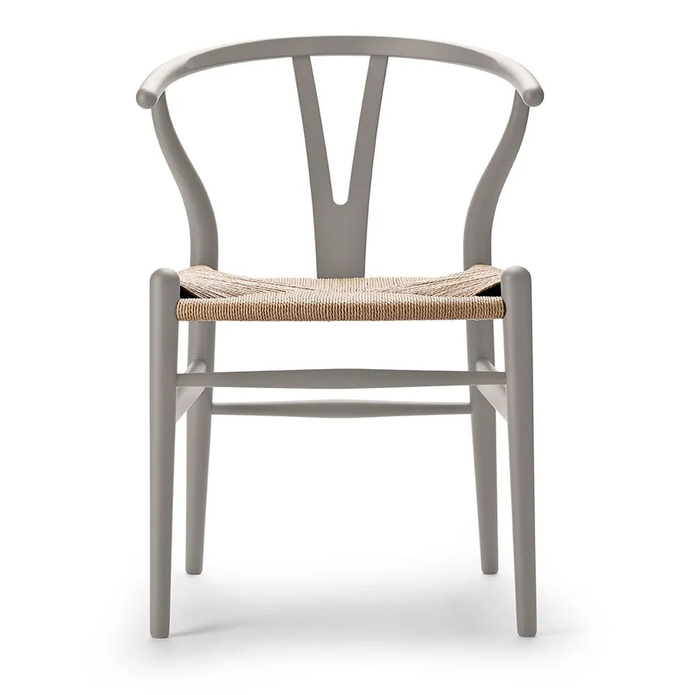 Carl Hansen & Son CH24 Wishbone Chair Soft Silver Gray 3