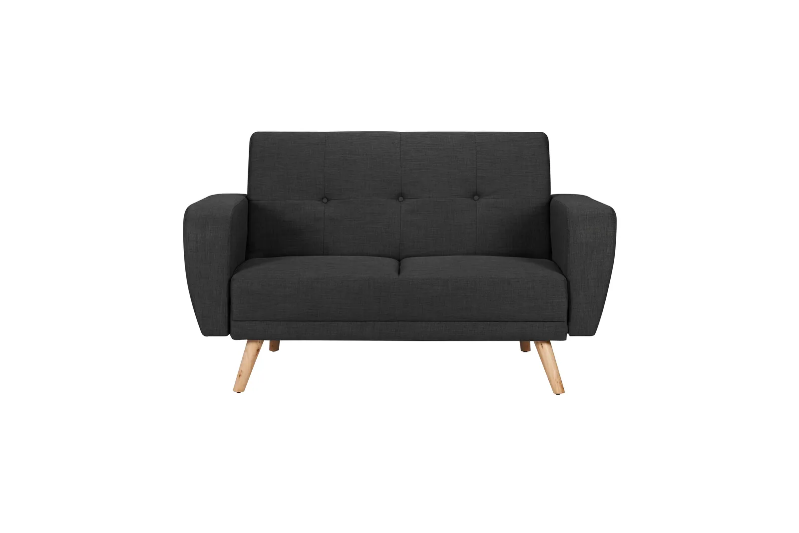 Birlea Grey Fabric Sofa Bed Farrow Bed Settee Contemporary 4