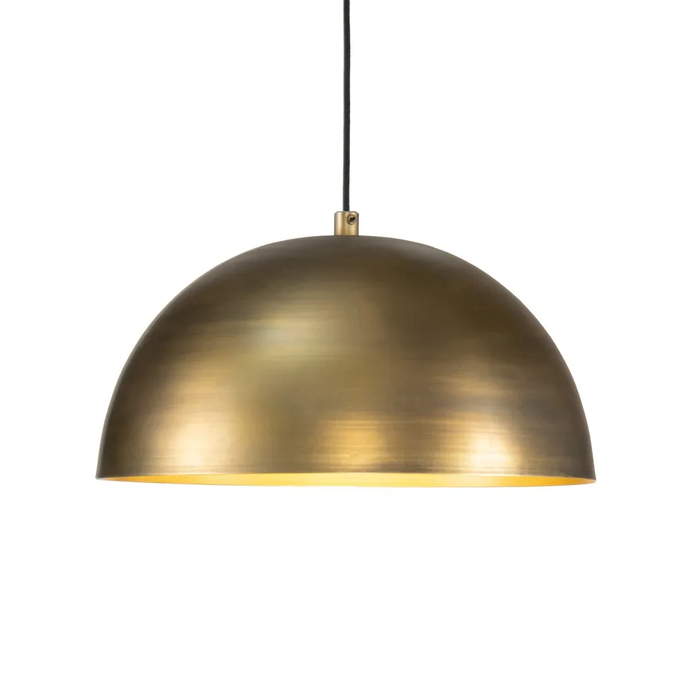 Sofia Small Dome Ceiling Pendant, Brass