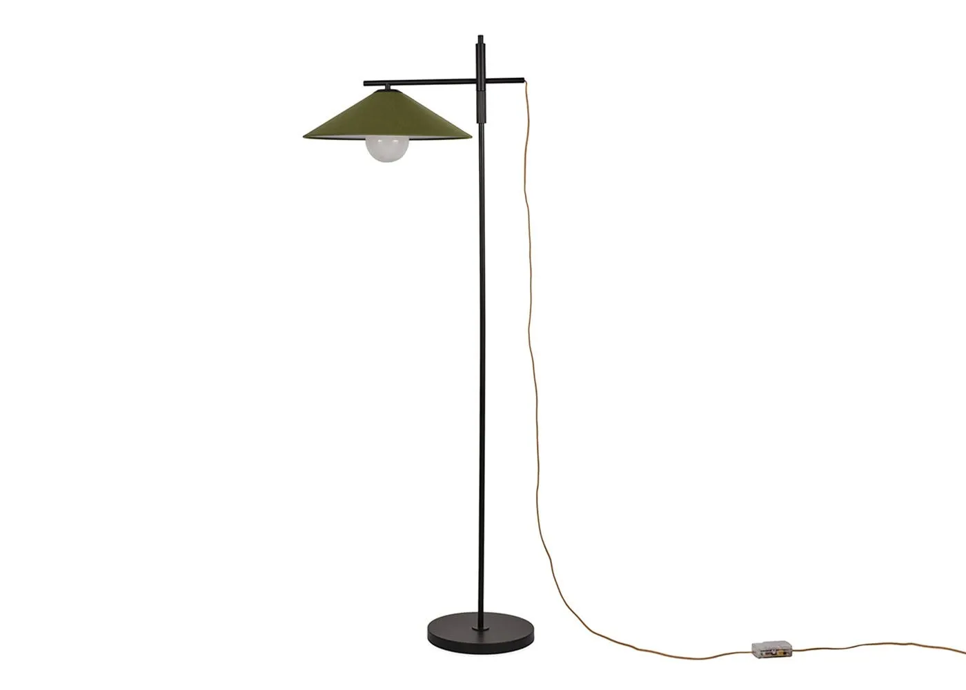 Heal's Armstrong Adjustable Floor Lamp Black/Green