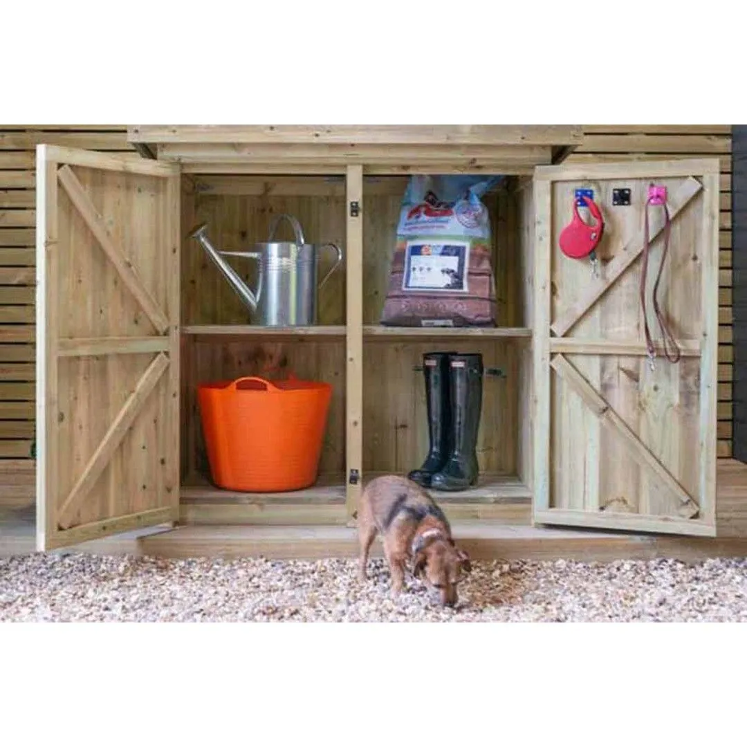 Buttercup Farm Gisburn Garden Store Medium - Timber - L96 x W160.6 x H123 cm in Brown 3