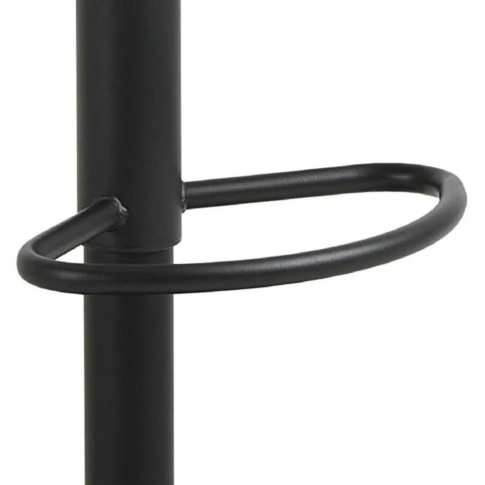 netfurniture Atlas Swivel Bar Stool With Height Adjustable Function in Matt Black 6
