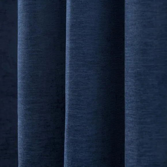 Genoa Chenille Blackout Eyelet Curtains 3