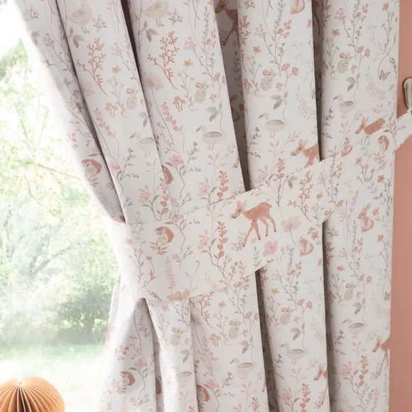 Woodland Floral Eyelet Curtains 4
