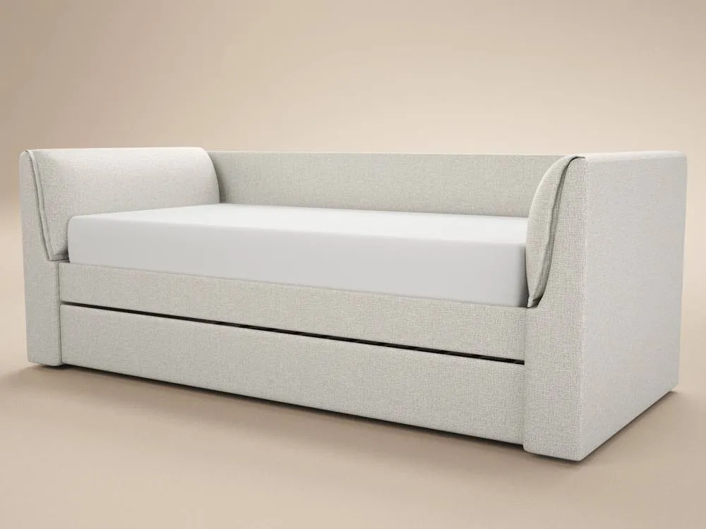 Flair Max Day Bed With Trundle in Cream 5