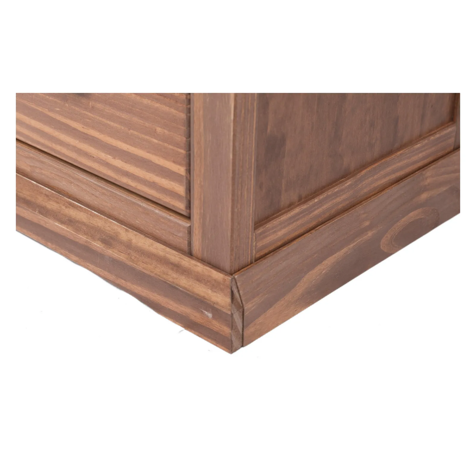 Cabinet Bits Tirolo 3 Drawer Dressing Table Set Brass Cup Handle in Brown 5