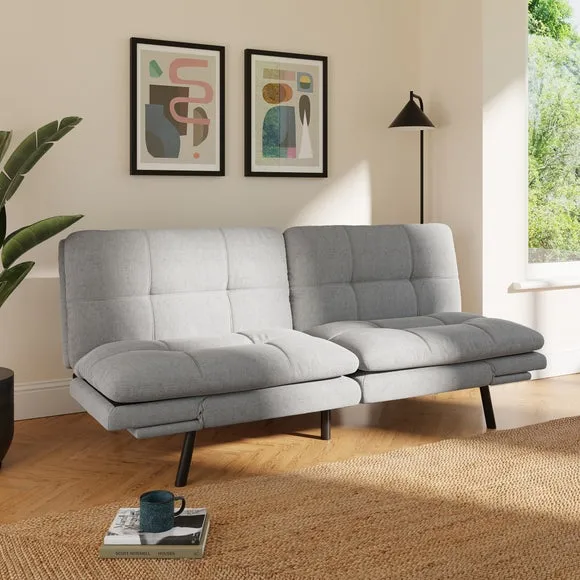 Harrison Quilted Chenille Clic Clac Sofa Bed 1
