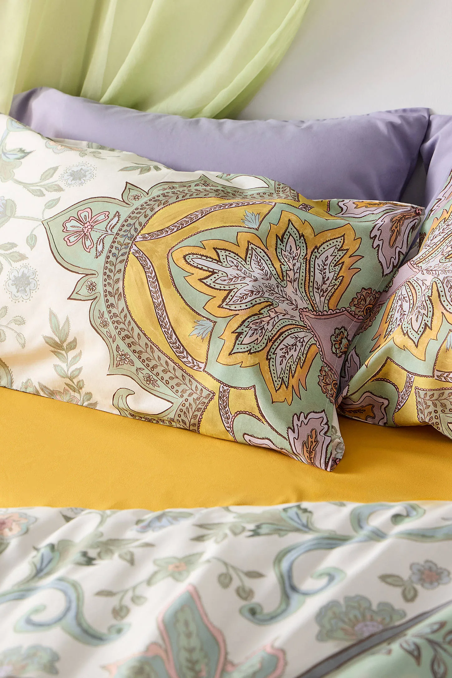 Mint Saffron Duvet Set - Mint 3