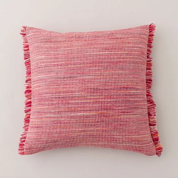 Ava Fringe Cotton Square Cushion 3