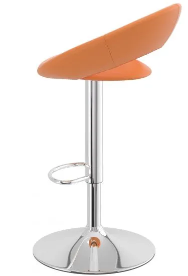 netfurniture Swank Adjustable Bar Stool Red 2
