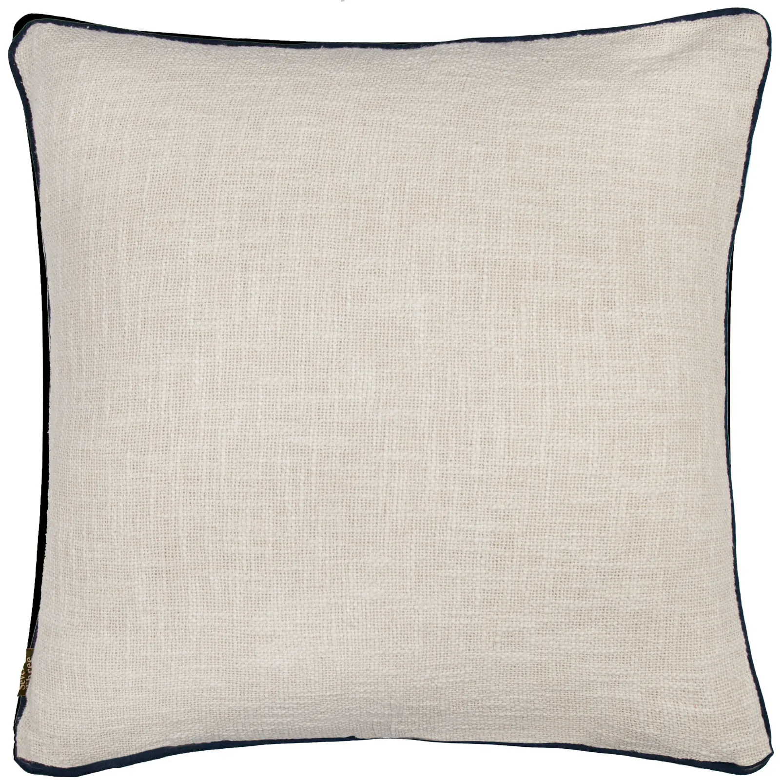Paoletti Delphine Floral 100% Cotton Cushion in Mid Blue 3