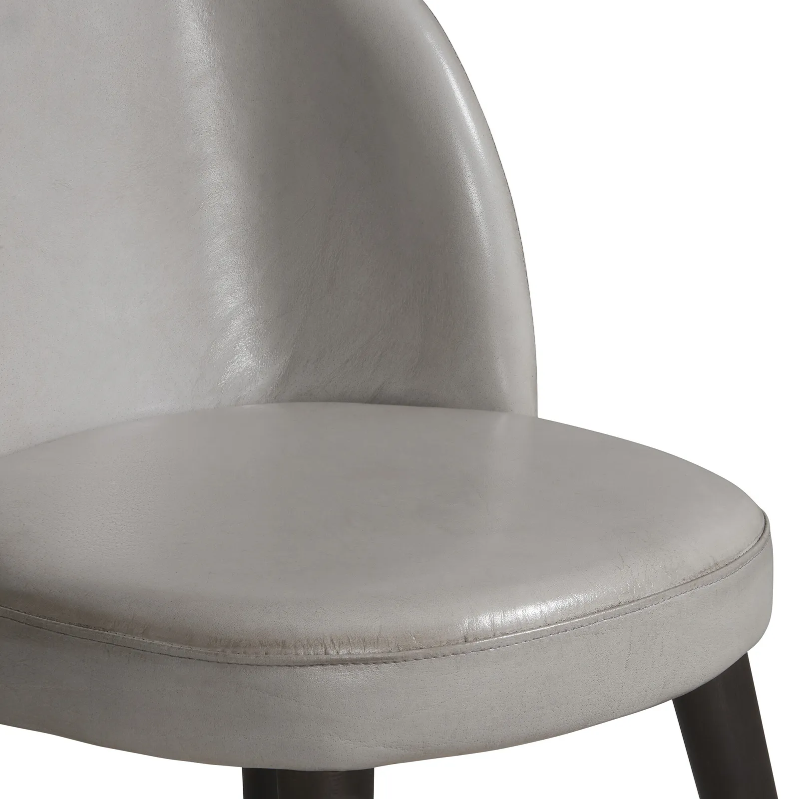 Pure Furniture Reyna Dining Chair, Grey Leather | Barker & Stonehouse 5