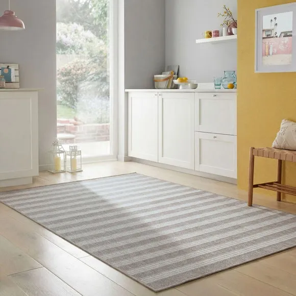 Striped Indoor Outdoor Rug 6