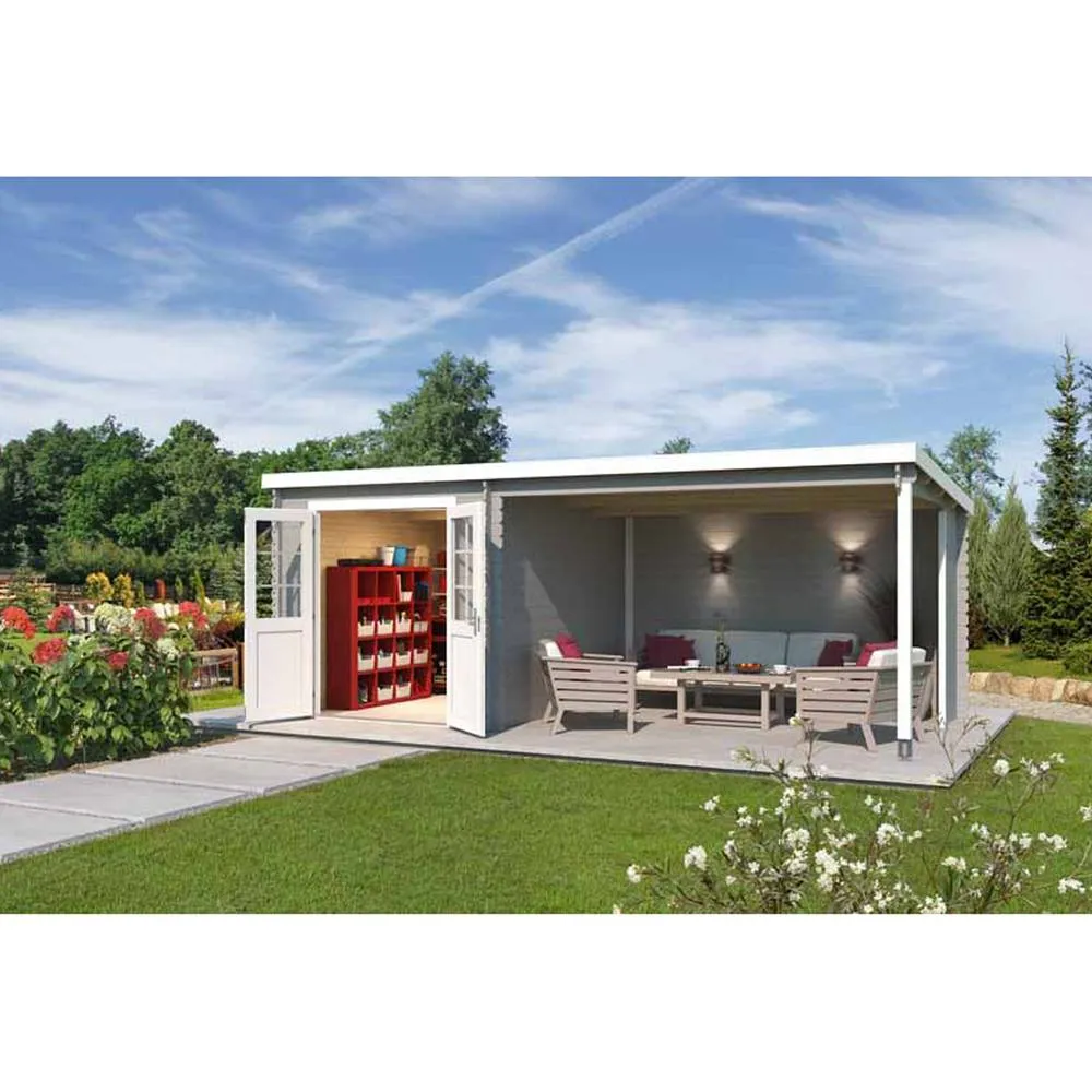 Lasita Maja Ltd Saint Raul-Log Cabin, Garden Room, Home Office - L590xW303.9xH222.3 cm in Natural 3