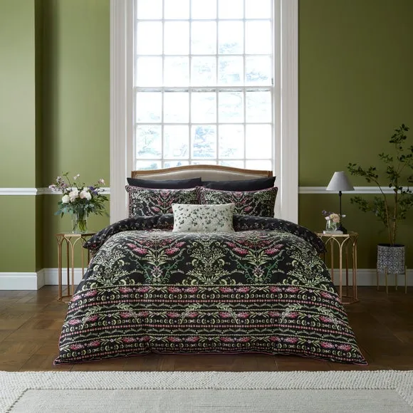 Dorma Botanical Panel 100% Cotton Duvet Cover & Pillowcase Set 6