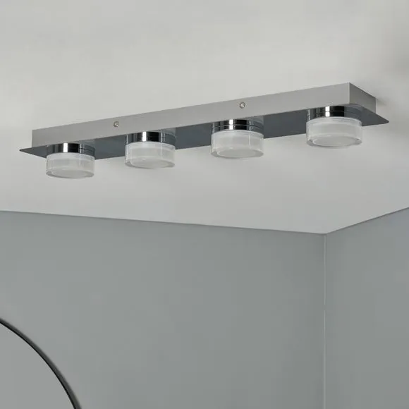 Bolton 4 Light LED Flush Ceiling Bar Light 2