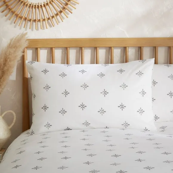 Zarah Motif 100% Cotton Duvet Cover & Pillowcase Set 2