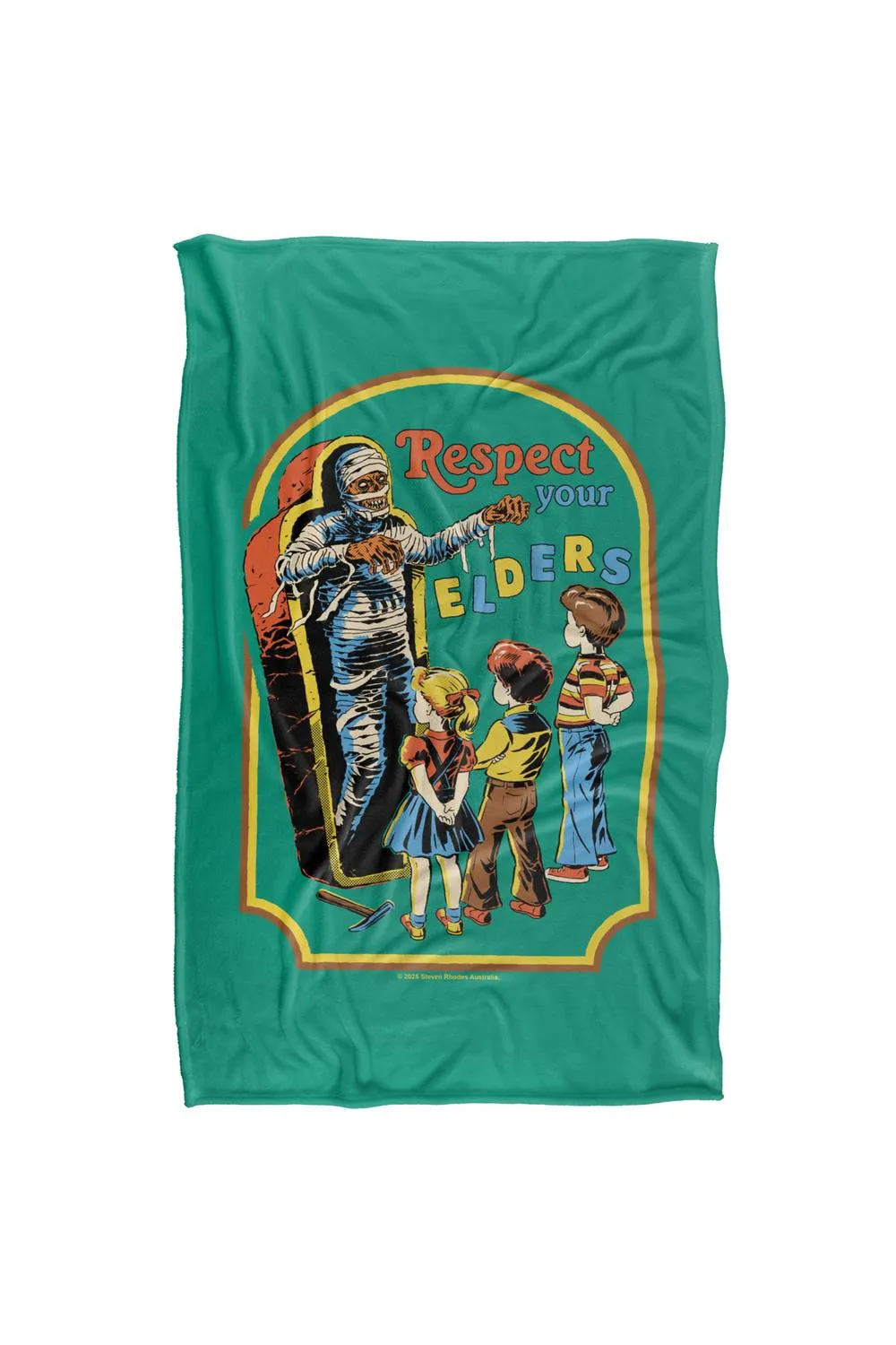 Steven Rhodes Respect Your Elders Silky Touch Super Soft Throw Blanket