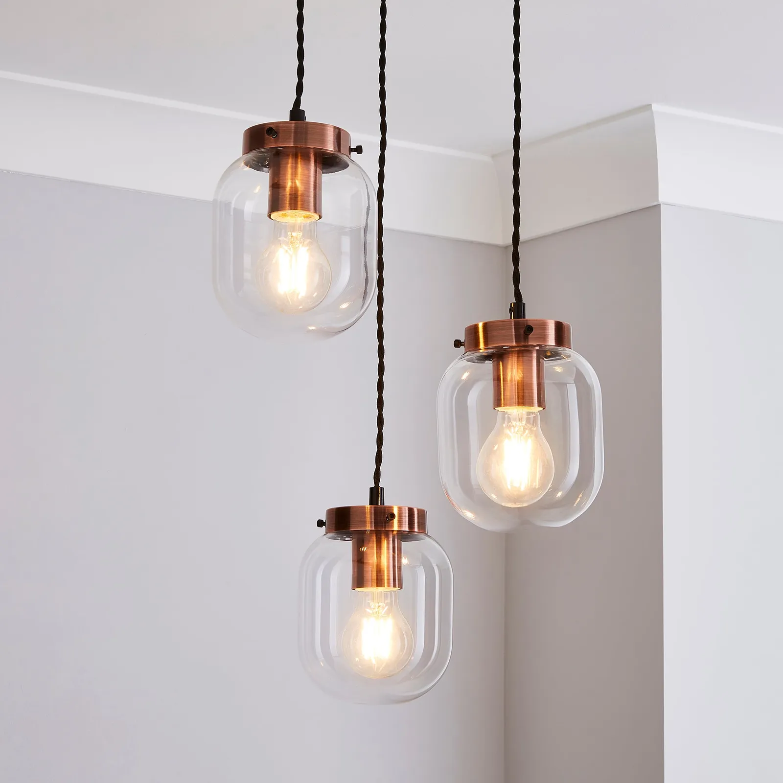 Dayo Cluster Ceiling Fitting Clear