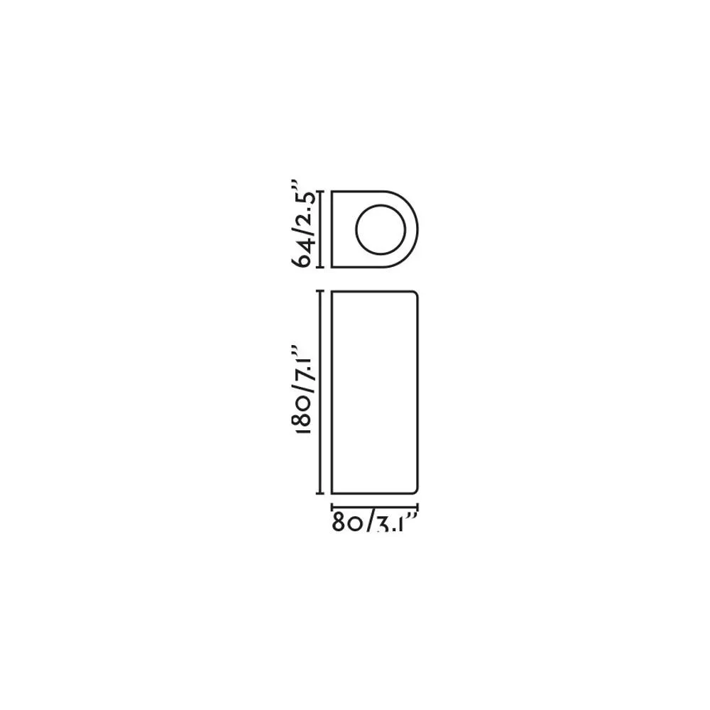 Netlighting Estela Outdoor Up Down Wall Lamp White GU10 IP65 2