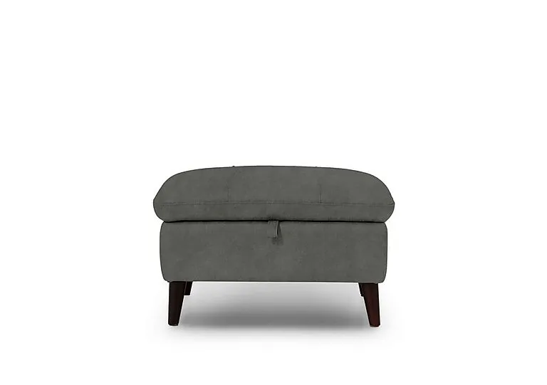 Winner Fabric Storage Footstool - Dexter Moss - Living Room Furniture