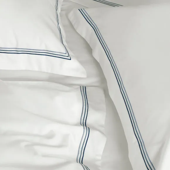 Dorma Rovello Embroidery 100% Cotton Duvet Cover & Pillowcase Set 3