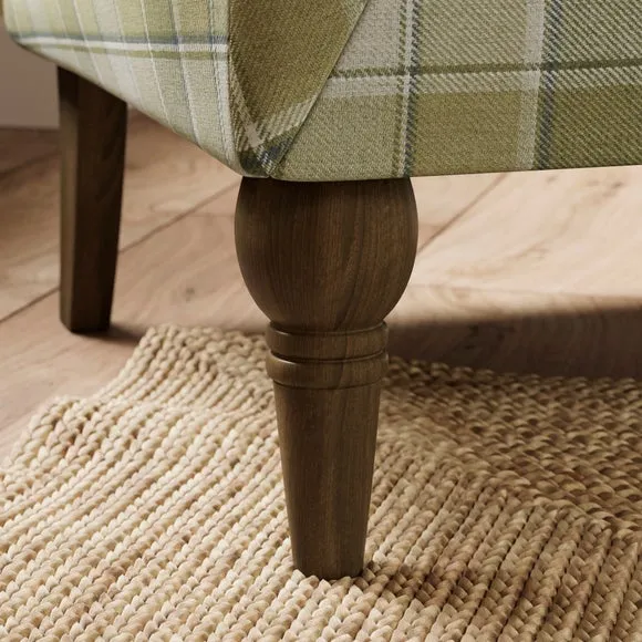 Charnwood Gingham Checked Occasional Armchair 5
