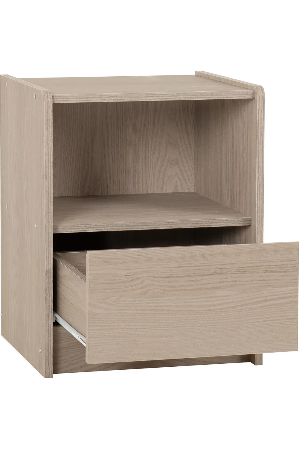 Seconique Paris 1 Drawer Bedside in Light Grey 3