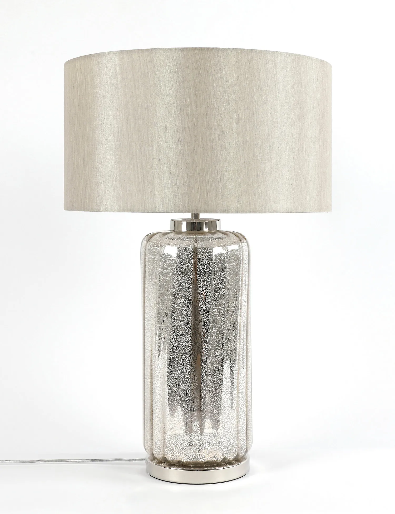 M&S Large Mercury Glass Table Lamp