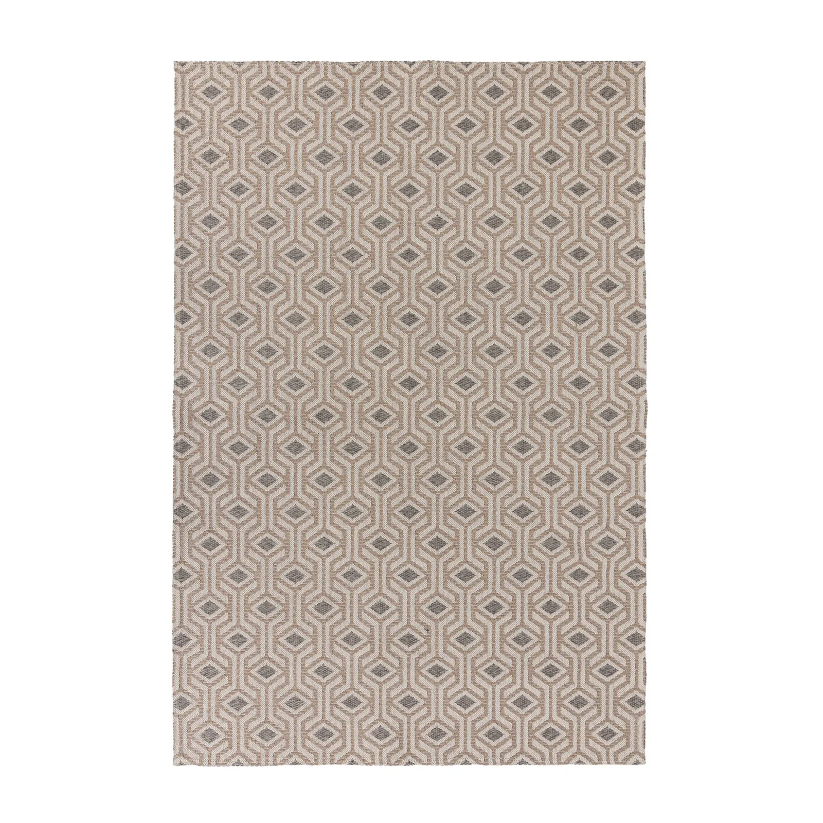 Bombax Geometric Rug Grey