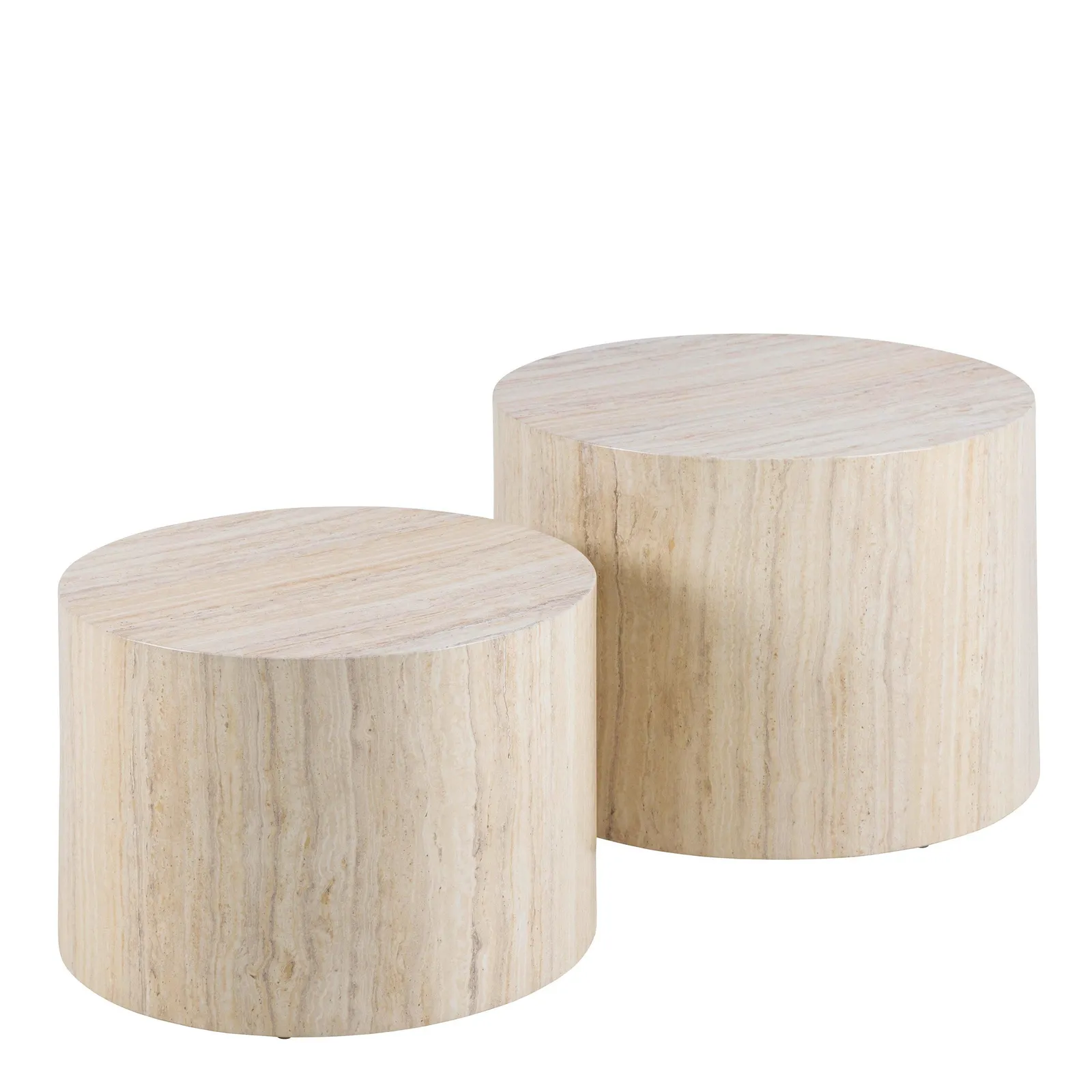 Furniture To Go Dice Coffee Table Set in Light Oak