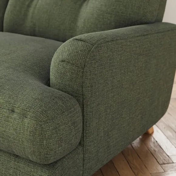 Martha Chenille Soft Texture Full Corner Sofa 6