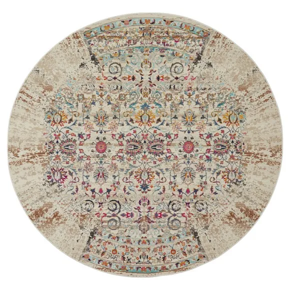 Vintage Kashan 2 Round Rug 3