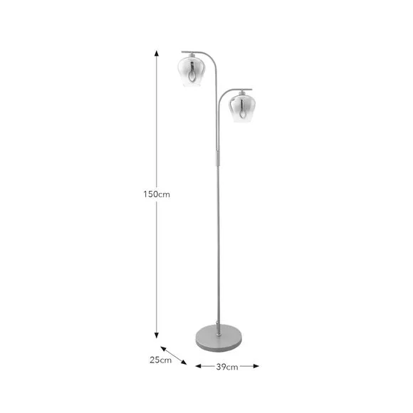 Aurora 2 Light LED Floor Lamp 5