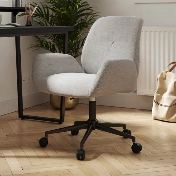 Ginny Swithland Herringbone Swivel Office Chair