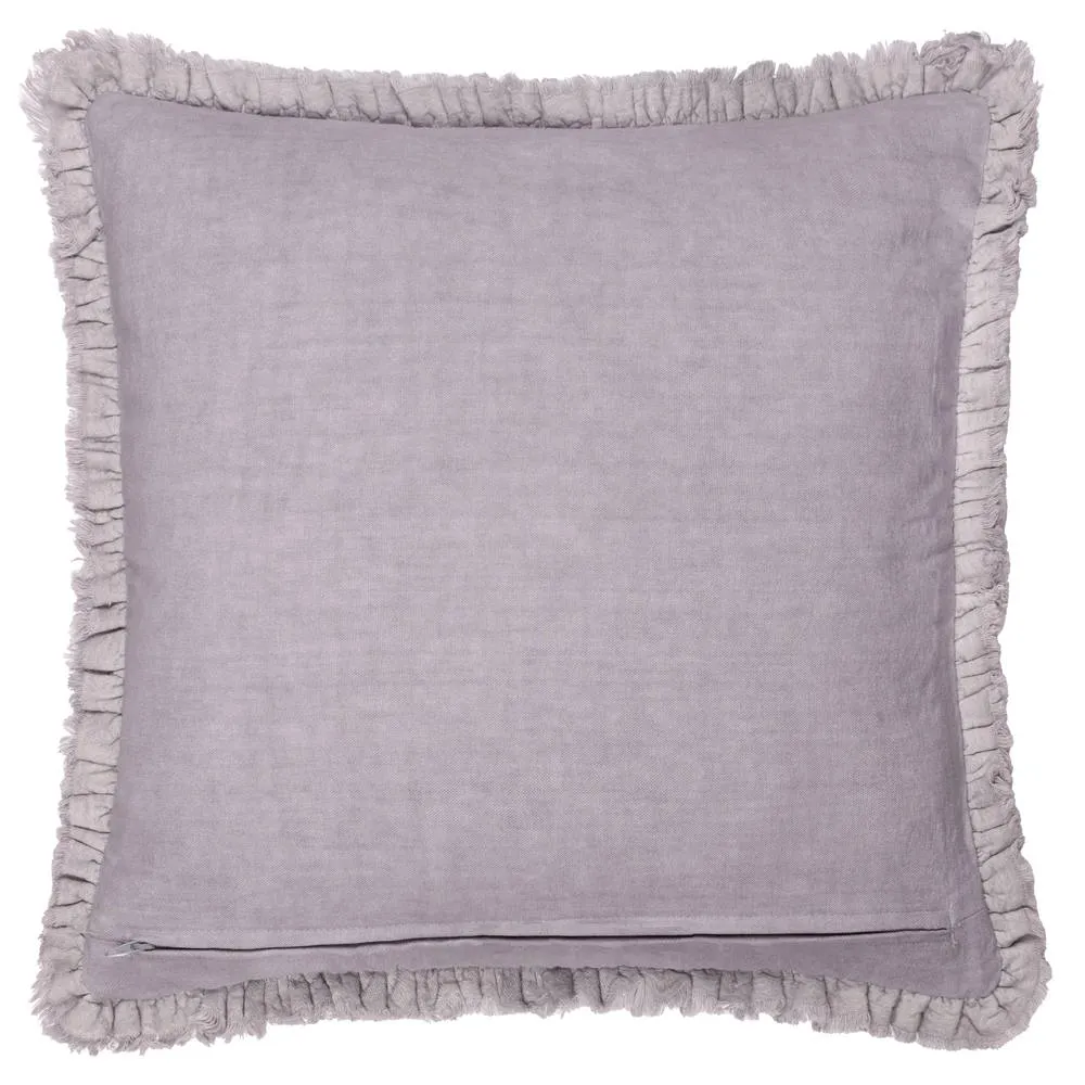 Yard Bertie 100% Cotton Velvet Cushion in Mauve 3