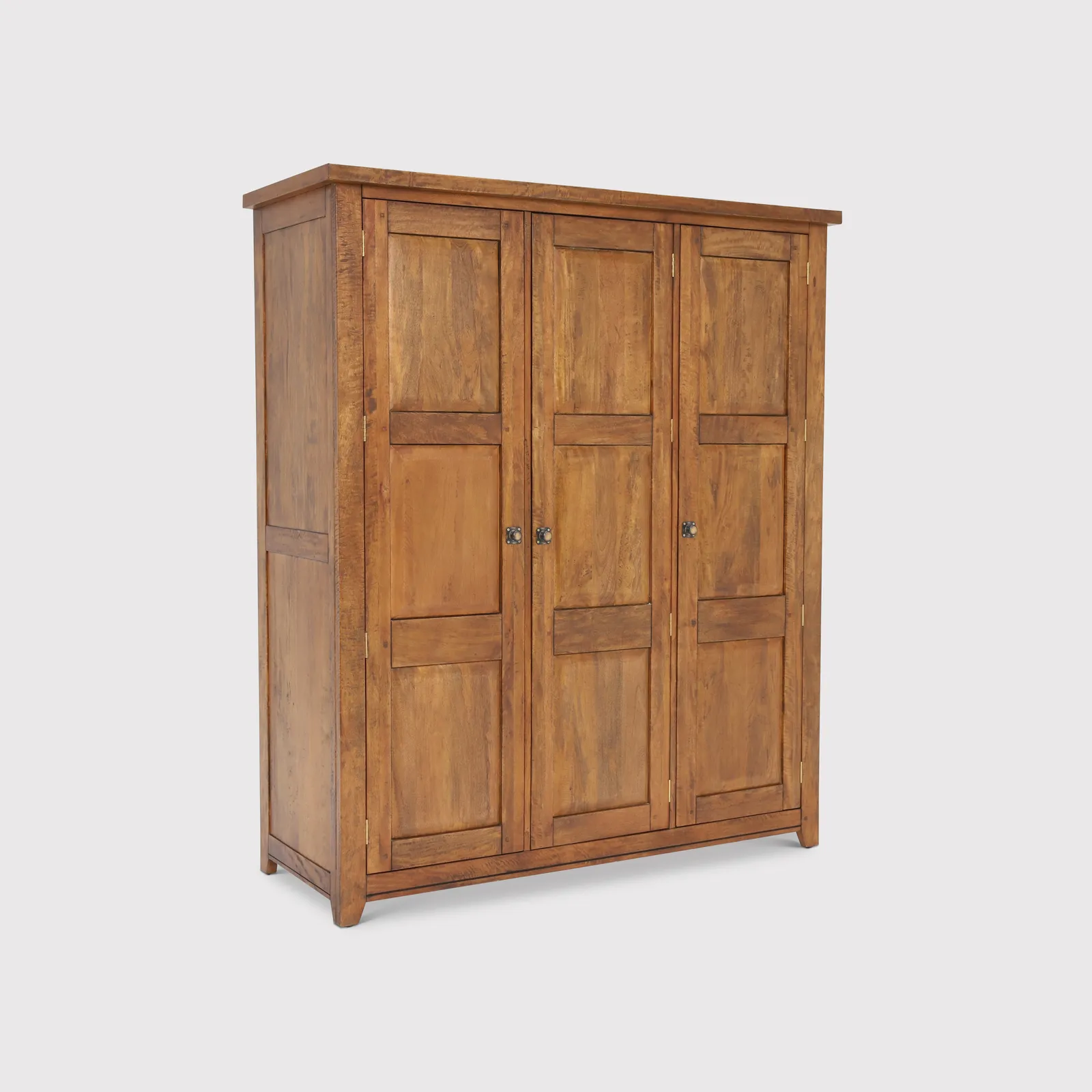 New Frontier 3 Door Wardrobe, Brown | Barker & Stonehouse