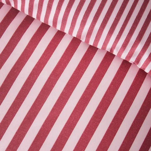 Catherine Lansfield Epping Textured Stripe Quilt Cover & Pillowcase Set 4