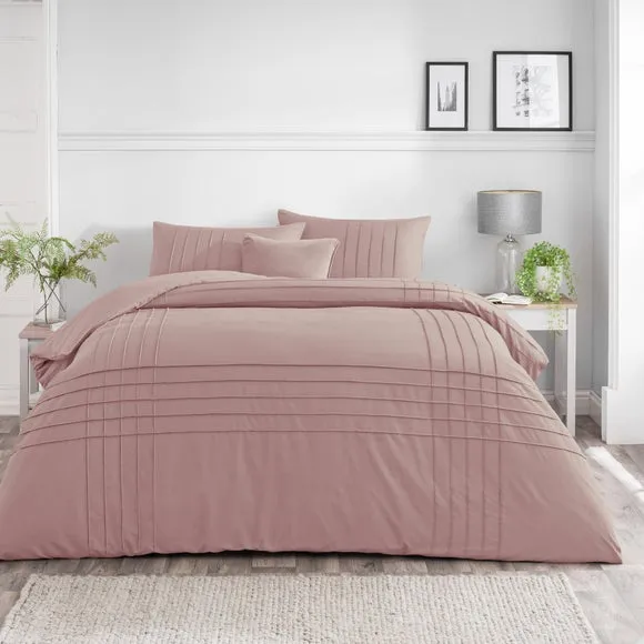 Jessa Pintuck Duvet Cover & Pillowcase Set 1