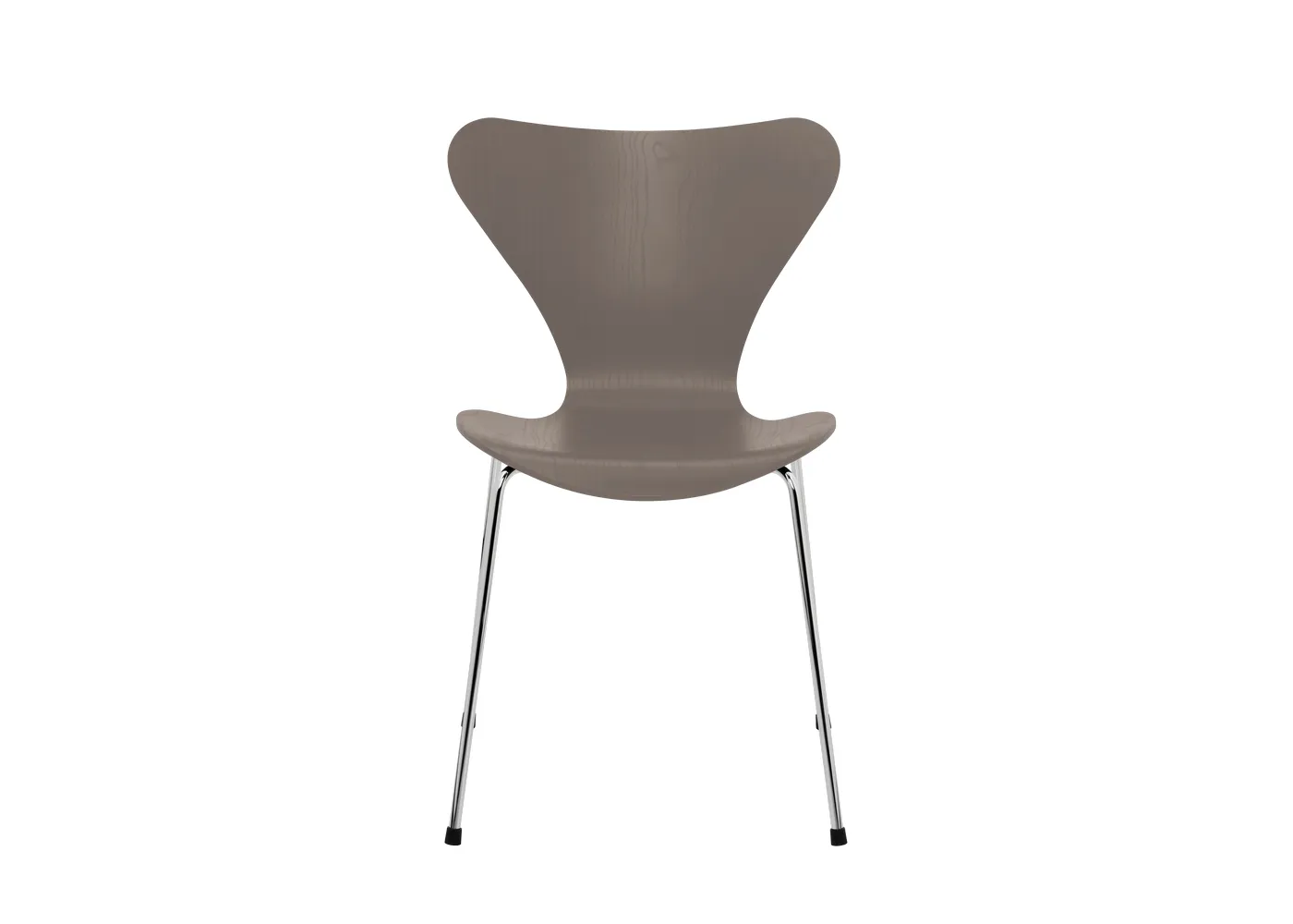 Fritz Hansen Series 7 Chair Coloured Ash Deep Clay Chrome Legs