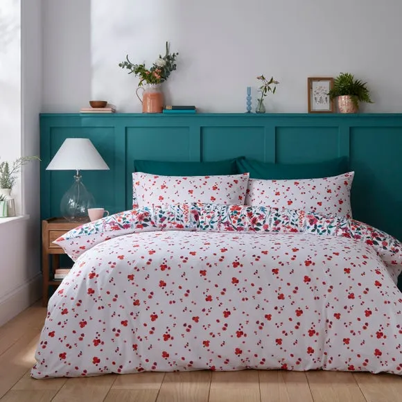 Meadow Floral Polycotton Duvet Cover & Pillowcase Set 3