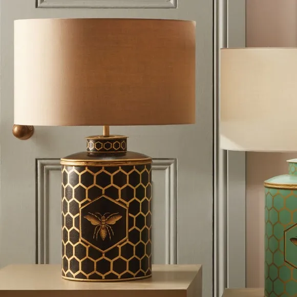 Pacific Lifestyle Honeycomb Table Lamp Black