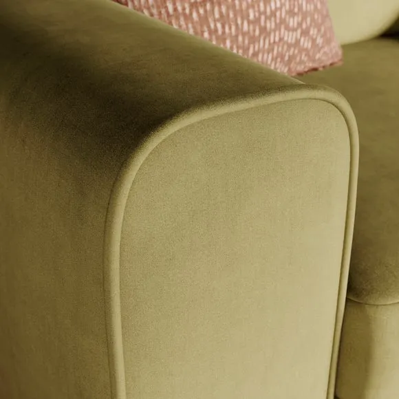 Abel Matte Velvet Snuggle Chair 4