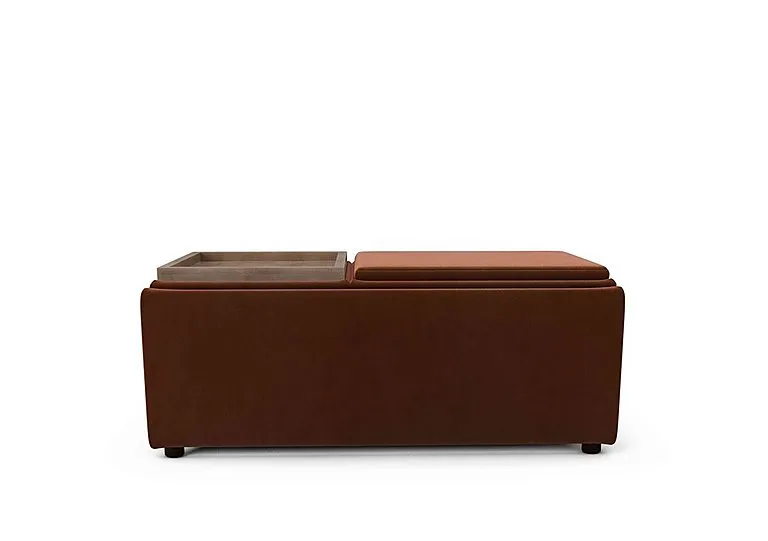 Bronwyn Storage Bench Tray Stool - Rusty Gate Wot
