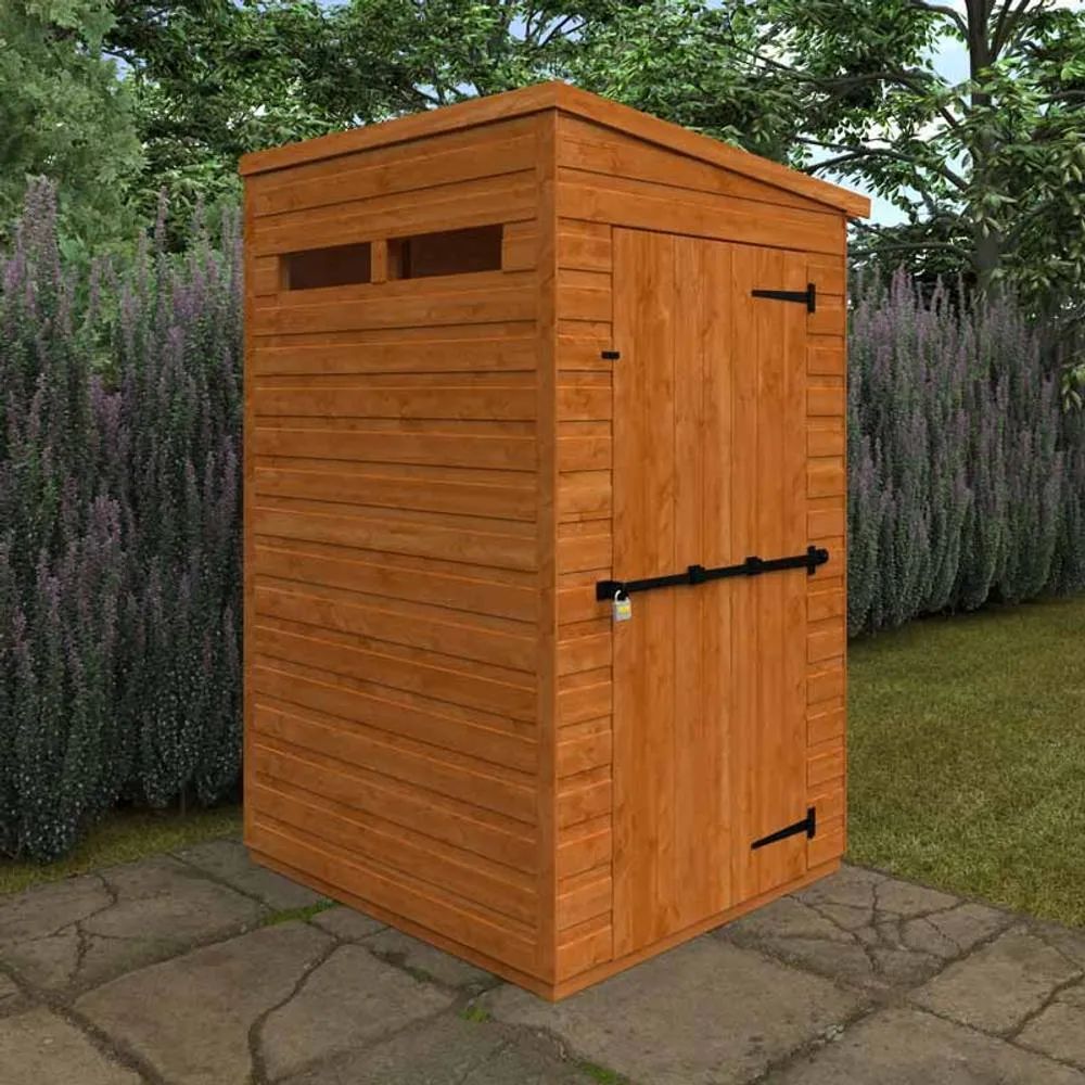 Buttercup Farm 4x4 Flex Pent Security 12mm Flex - L123.8 x W115 x H203 cm in Burnt Orange 2
