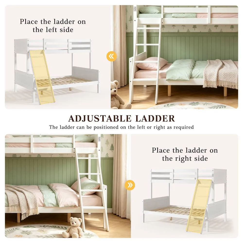 Comfy Living Ltd Enmore Triple Bunk bed in White 5